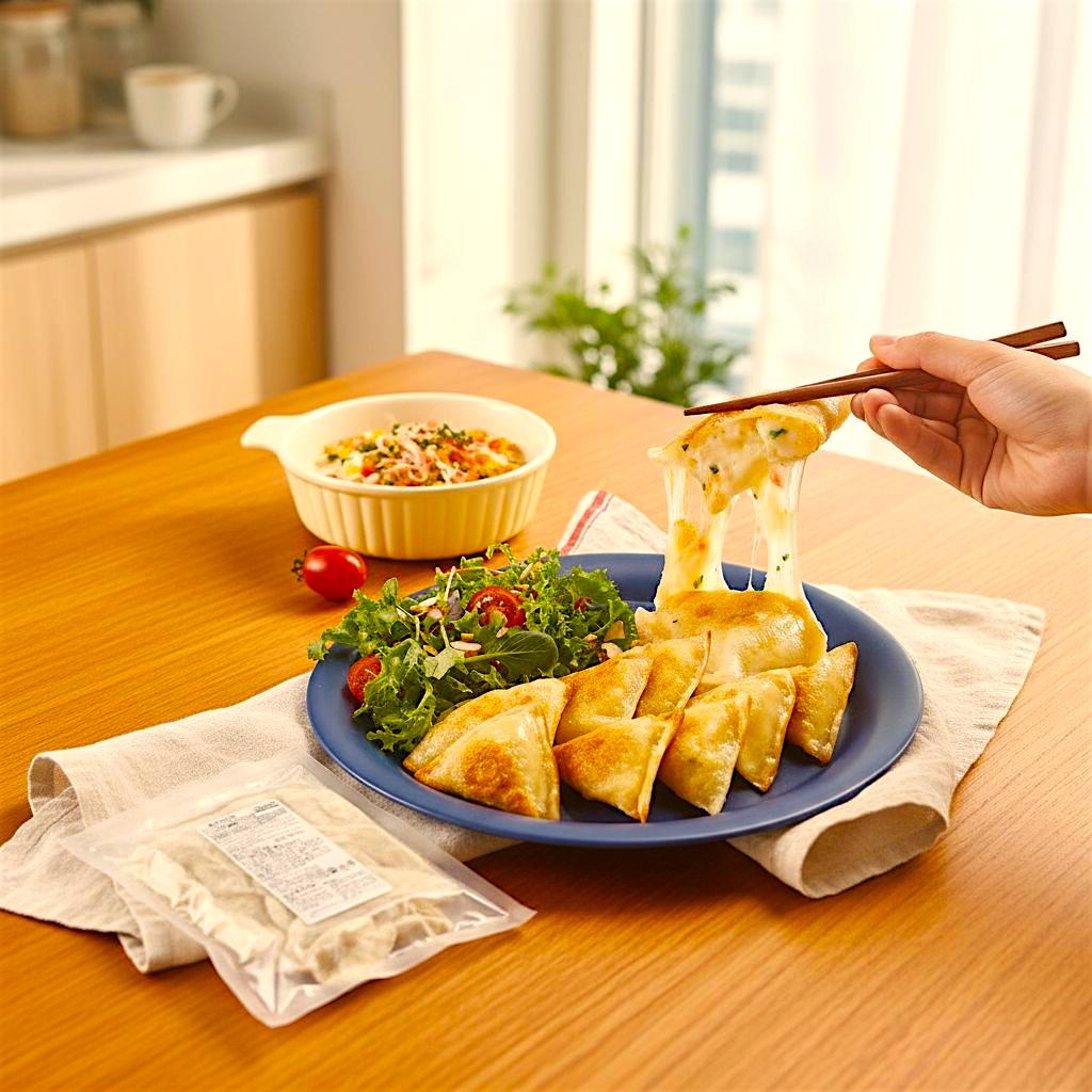 한만두 달달한 콘치즈 군만두 1kg