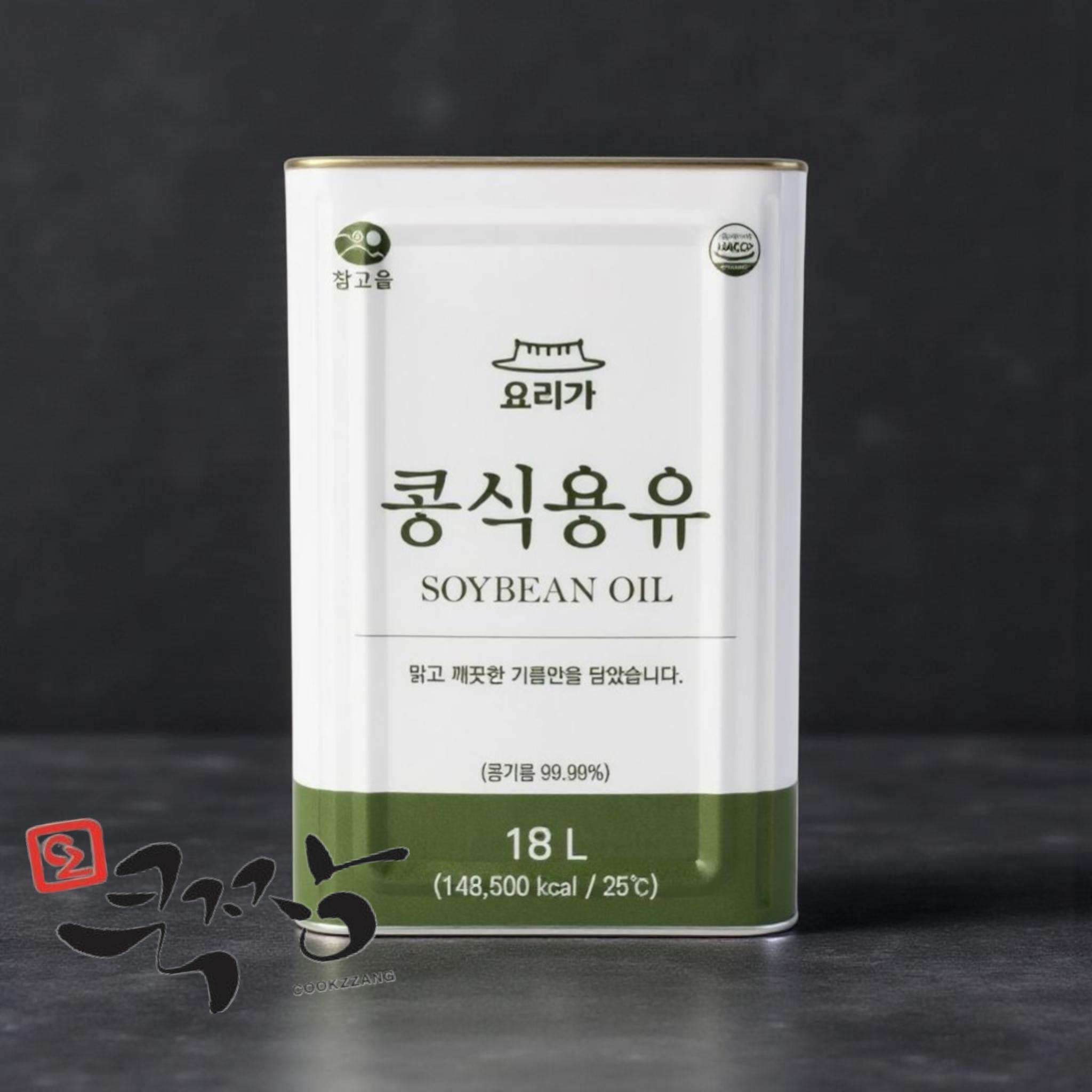 요리가 콩식용유 18L 메인 이미지