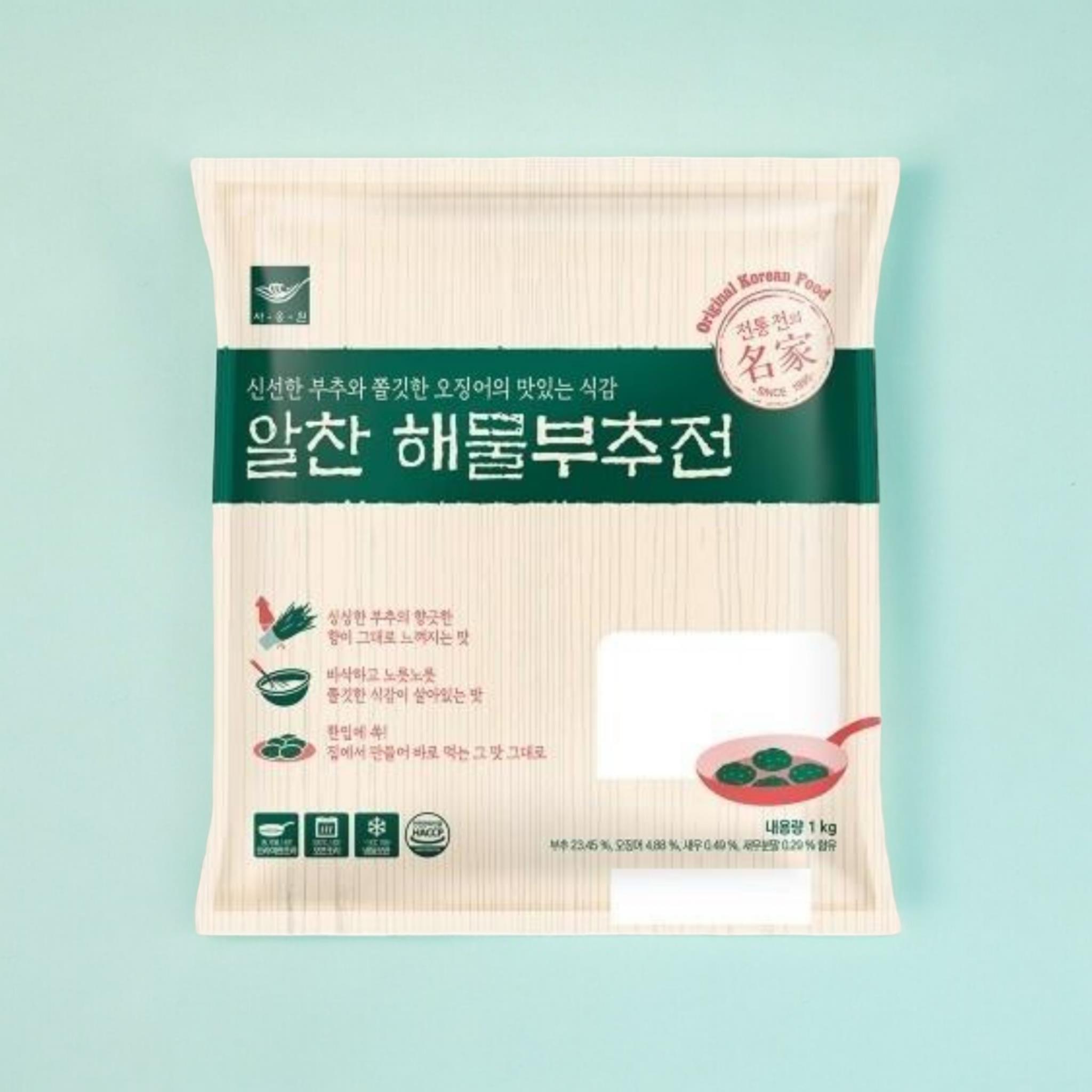 사옹원 알찬해물부추전1kg