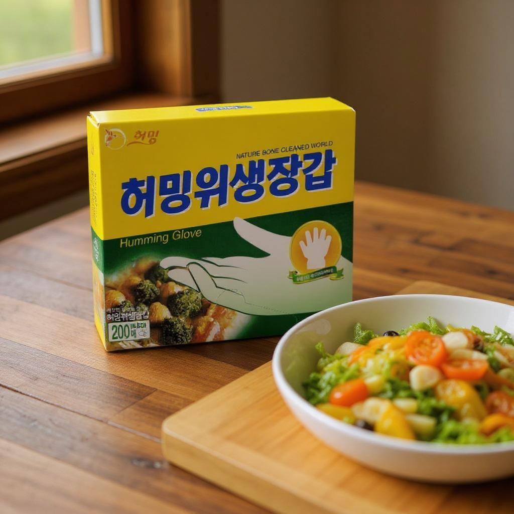 장갑)허밍비닐장갑 200매 생활 장면