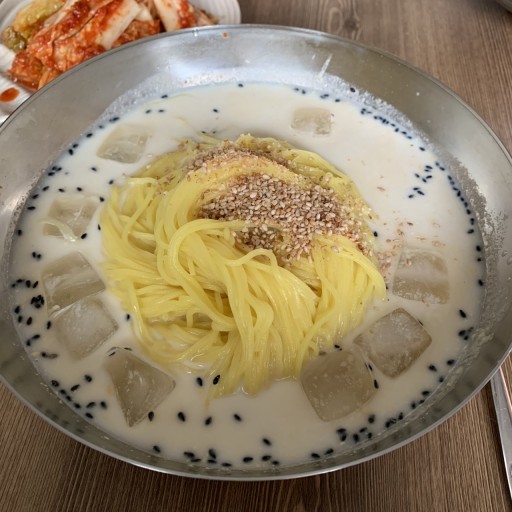 콩국수 조리 예시
