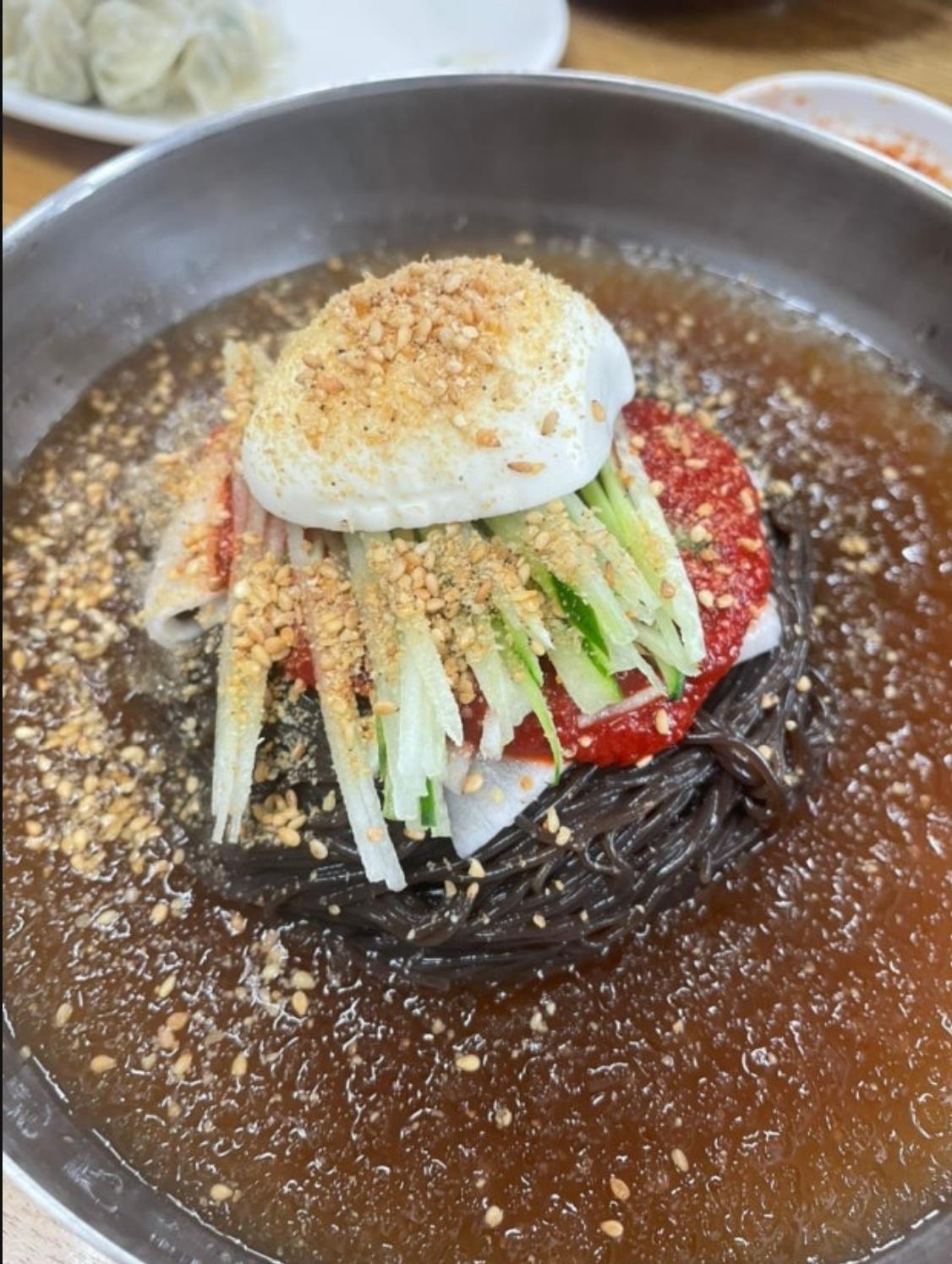 냉면 클로즈업