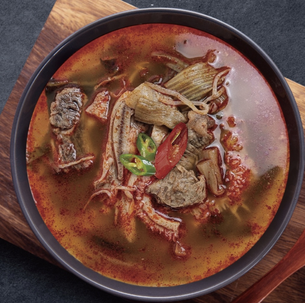 캠핑에서의 소한마리탕