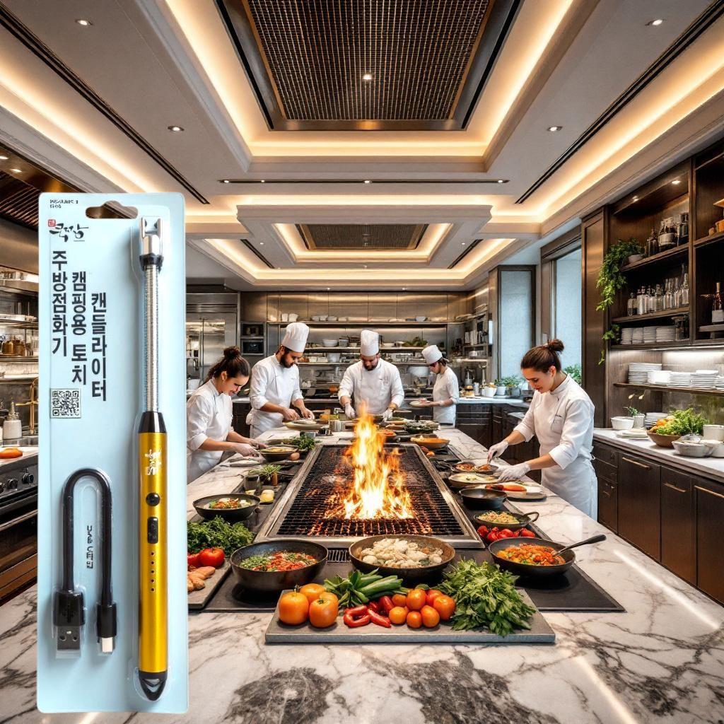 쿡짱 주방점화기 골드