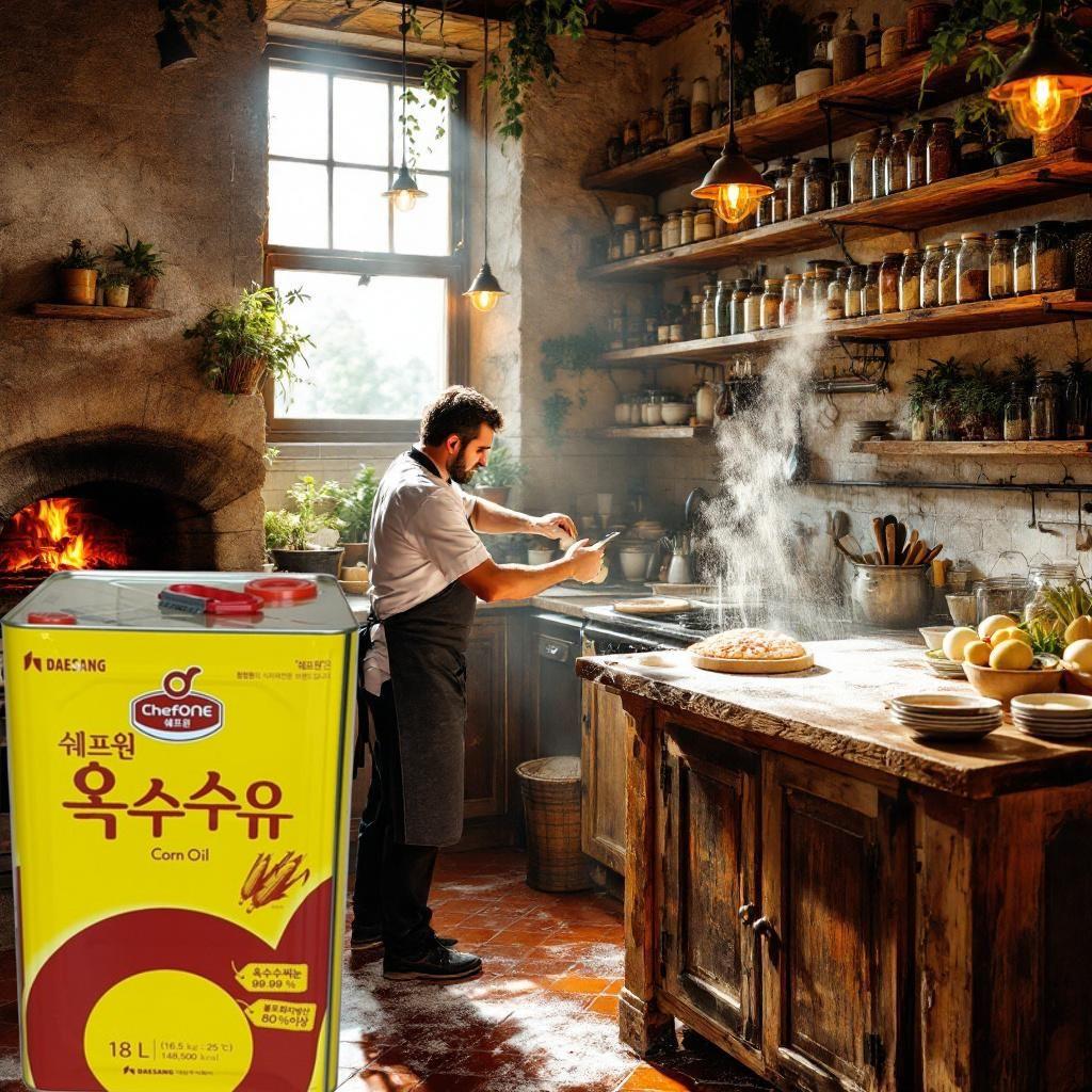 쉐프원 옥수수 식용유 18리터 메인 이미지
