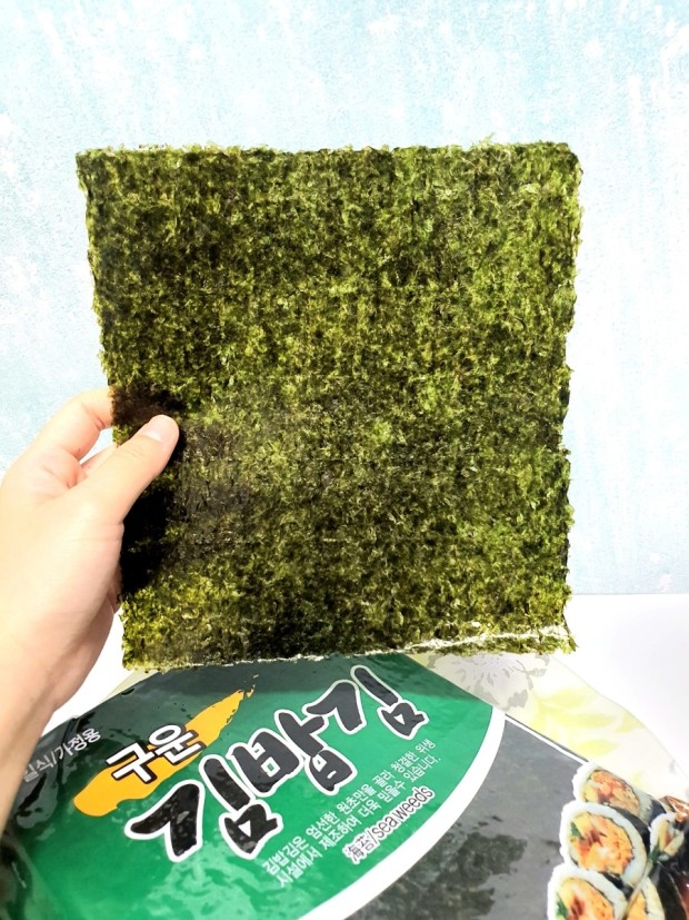 김밥김 실제 모습