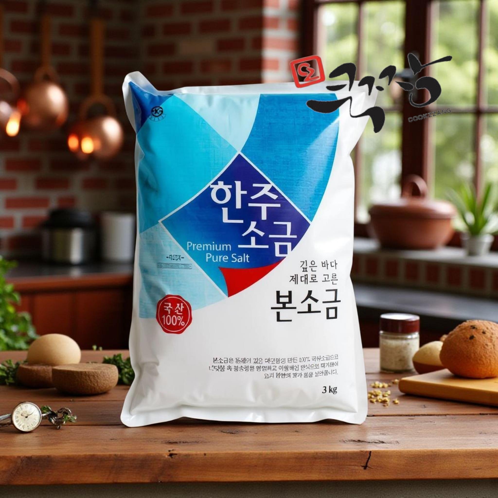 정제소금 3kg 메인 이미지