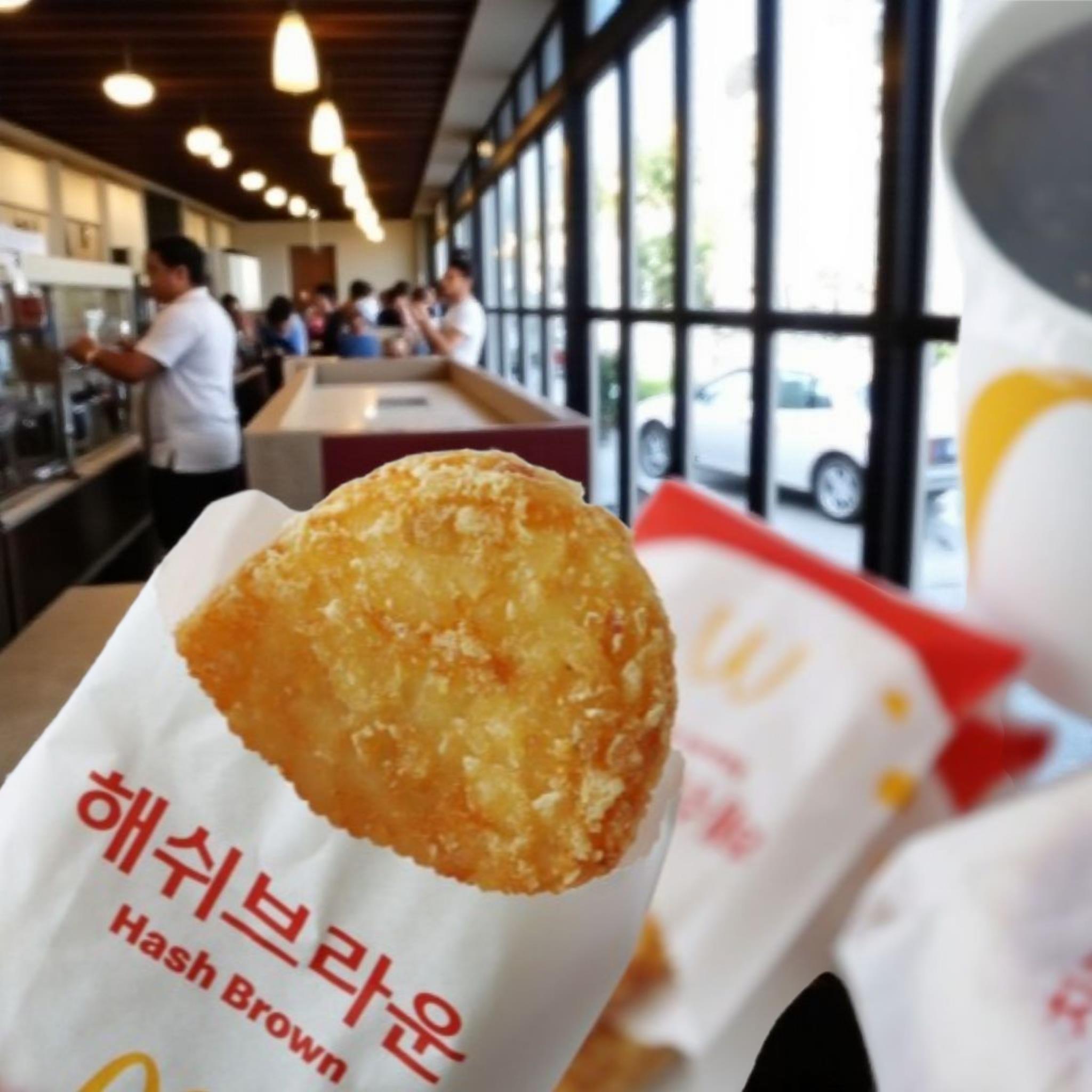 해쉬브라운감자 클로즈업