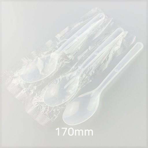 수저)투명낱개포장100개