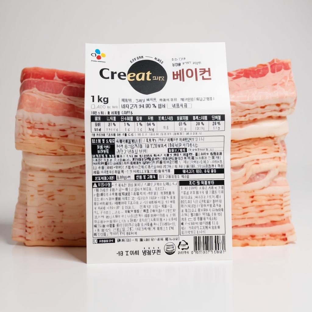 백설 베이컨 1kg 제품 이미지